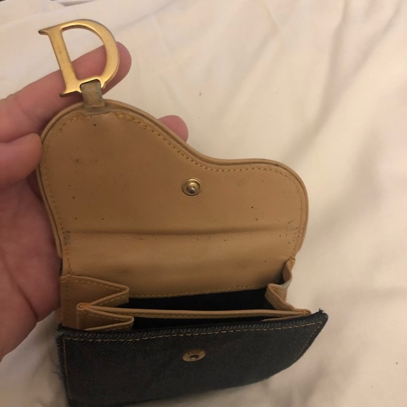 Christian Dior Denim Saddle Wallet - Authe… - Picture 6 of 7
